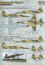  Print Scale Decals  1/48 Northrop F-5 'Tiger II' Iranian Tigers Part 1 PSL48113