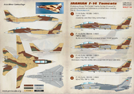  Print Scale Decals  1/48 Iranian Grumman F-14A Tomcats PSL48117
