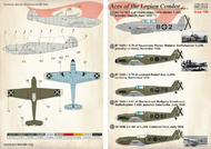  Print Scale Decals  1/48 Aces of the Legion Condor Part-3 PSL48120