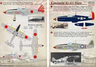  Print Scale Decals  1/48 Kawasaki Ki-61-I Hien Part 1 PSL48134