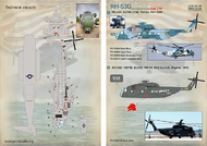  Print Scale Decals  1/48 Sikorsky RH-53D x 1 USN and 1 x Iranian Navy PSL48138