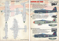  Print Scale Decals  1/48 Hawker Sea Fury Part 1: 1. Hawker Sea Fury FB PSL48141