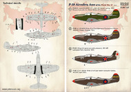  Print Scale Decals  1/48 Bell P-39 Aircobra Aces Part-2: 1. P-39 Kl ( PSL48143