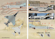  Print Scale Decals  1/48 McDonnell F-4B Phantom MIG Killers Vietnam War Part-1 PSL48147