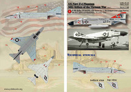  Print Scale Decals  1/48 McDonnell F-4B Phantom MIG Killers Vietnam War Part-2 PSL48148