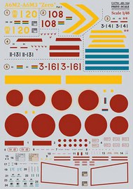  Print Scale Decals  1/48 Mitsubishi Zero A6M2 - A6M3 Zero. Part 1 PSL48164
