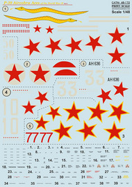  Print Scale Decals  1/48 Bell P-39 Aircobra Aces Part-1: 1. P-39N of 9 PSL48172