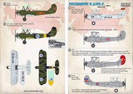  Print Scale Decals  1/48 Polikarpov U-2/Po-2 Part 1 PSL48176