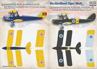  Print Scale Decals  1/48 de Havilland Tiger Moth Part 2 PSL48180