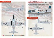  Print Scale Decals  1/48 Lockheed F-80 Shooting Star Part 5 PSL48235