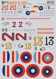  Print Scale Decals  1/48 SPAD XIII Part 2 PSL48245