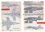  Print Scale Decals  1/48 Hornet F/A-18A Part 2 PSL48262