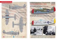  Print Scale Decals  1/48 Republic P-47C/D Razorback Robert S. Jonson Part 1 PSL48263