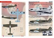  Print Scale Decals  1/48 Messerschmitt Bf.109B/D Spanish War Part 1 PSL48266