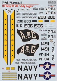 McDonnell F-4B Phantom II. US NAVY VF-84 'Jolly Rogers'. Part 1 #PSL48300