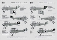  Print Scale Decals  1/72 Nieuport 17-24 Collection 16 different aircra PSL72006