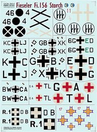  Print Scale Decals  1/72 Fieseler Fi 156 'Storch' PSL72010