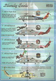  Print Scale Decals  1/72 Family of 'Hawks' of Sikorsky PSL72017