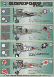  Print Scale Decals  1/72 Nieuport 17-25 bis Part 2 (8) 1st Southern Ai PSL72018