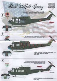  Print Scale Decals  1/72 Bell UH-1 Huey PSL72019