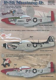  Print Scale Decals  1/72 P-51D Mustang PSL72039