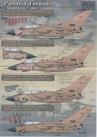  Print Scale Decals  1/72 Panavia Tornado Gulf War Nose Art x 1 schemes PSL72040