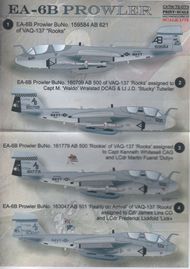  Print Scale Decals  1/72 Grumman EA-6B Prowler: 1. EA-6B Prowler BuNo. PSL72073