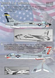  Print Scale Decals  1/72 Vought F-8 Crusader PSL72095