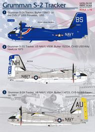  Print Scale Decals  1/72 Grumman S-2 Tracker: 1. S-2A, BuAer 136411 on PSL72104