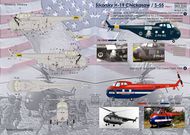  Print Scale Decals  1/72 Sikorsky H-19 Part 1: 1. Sikorsky S-55 371/2- PSL72107