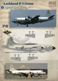  Print Scale Decals  1/72 Lockheed P-3C Orion PSL72132