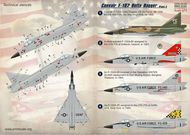  Print Scale Decals  1/72 Convair F-102 Delta Dagger Part 1: 1. Convair PSL72147