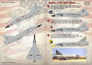  Print Scale Decals  1/72 Convair F-102 Delta Dagger Part 2: 1. Convaii PSL72150