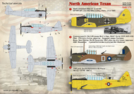  Print Scale Decals  1/72 North-American Texan: 1. North American NAA-5 PSL72151