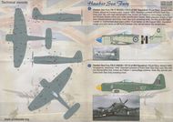  Print Scale Decals  1/72 Hawker Sea Fury PSL72165