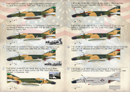  Print Scale Decals  1/72 US Air Force McDonnell F-4 Phantom PSL72192