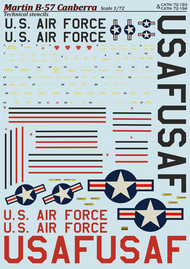 Print Scale Decals  1/72 Martin B-57 Canberra Part-1 PSL72193