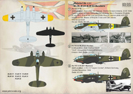  Print Scale Decals  1/72 Heinkel He 111H-16, He 111H-20 & He 111H-22 PSL72231
