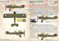  Print Scale Decals  1/72 Bristol F.2B Fighter Aces of WWI PSL72234