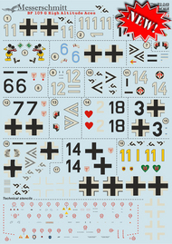  Print Scale Decals  1/72 Bf.109G High Altitude Ace PSL72249