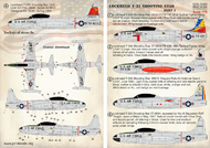  Print Scale Decals  1/72 Lockheed T-33 Shooting Star Part-1 PSL72263