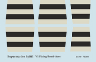  Print Scale Decals  1/72 V-1 Flying Bomb Aces Supermarine Spitfire PSL72284