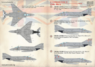  Print Scale Decals  1/72 McDonnell-Douglas FGR.2 Phantom II Part-2 PSL72285