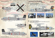  Print Scale Decals  1/72 Grumman E-2C Hawkeye PSL72287
