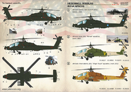  Print Scale Decals  1/72 McDonnell-Douglas AH-64A/AH-64D Apache Part 2 PSL72304