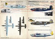  Print Scale Decals  1/72 Consolidated B-24 Liberator: 1. B-24M-30-FO 4 PSL72324