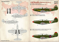  Print Scale Decals  1/72 Bell P-39 Airacobra Aces of WW2: 1. P-39N of PSL72333