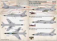  Print Scale Decals  1/72 Silver Republic F-105D Thunderchiefs in the Vietnam War PSL72352