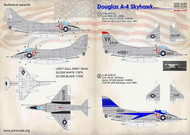  Print Scale Decals  1/72 Douglas A-4 Skyhawk. Part 1 PSL72367
