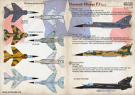  Print Scale Decals  1/72 Dassault Mirage F.1 Part 1 PSL72373
